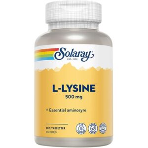 L-Lysine - 100 tabletter - Solaray