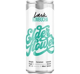 Læsk Kombucha Elderflower Ø, 250ml.