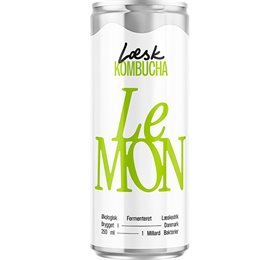 Læsk Kombucha Lemon Ø, 250ml.