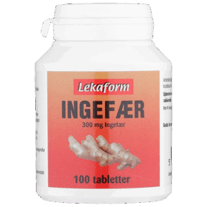 Lekaform Ingefær (100 tabl)