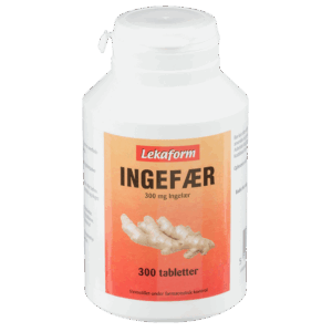Lekaform Ingefær 300 mg (300 tabletter)