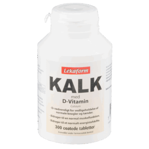 Lekaform Kalk med D-vitamin (300 tabletter)