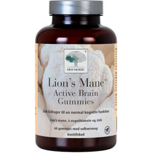 Lions Mane Active Brain Gummies 60 stk