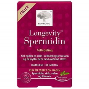 Longevity Spermidin - 30 Tabletter - New Nordic