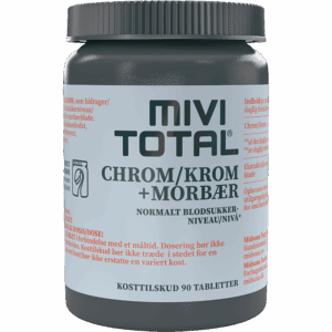 MIVITOTAL Krom + Morbær (90 tabl)