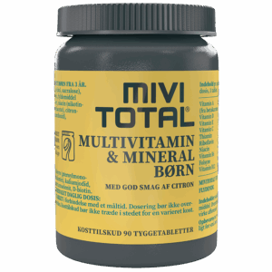 MIVITOTAL Multivitamin Børn (90 tyggetabl)
