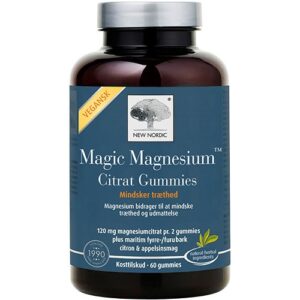 Magic Magnesium Citrat Gummies - 60 gum - New Nordic