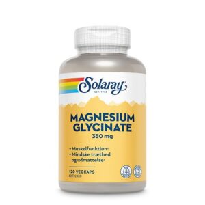 Magnesium Glycinate - 120 kapsler - Solaray
