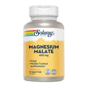 Magnesium Malate - 90 tabletter - Solaray