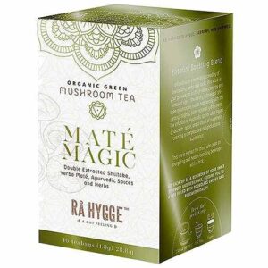 Maté Magic - Shiitake Maté Tea Økologisk - 16 Breve - Rå Hygge