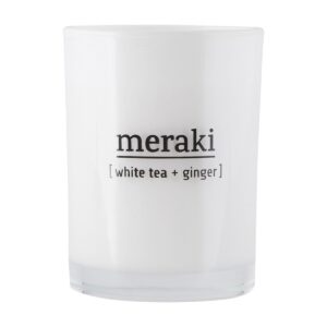 Meraki Scented Candle White Tea & Ginger (8x10,5 cm)