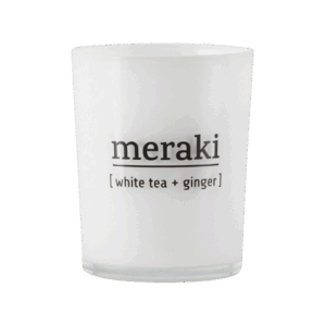 Meraki Scented Candle White Tea & Ginger Small