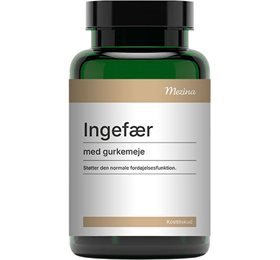 Mezina Ingefær med Gurkemeje 120 tbl.