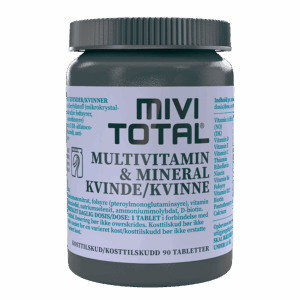 MiviTotal Multivitamin & Mineraler Kvinde (90 tab)