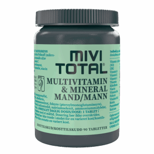 MiviTotal Multivitamin & Mineraler Mand (90 tab)