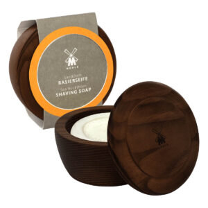 Mühle Shaving Barbersæbe i træskål, Havtorn, 65 gr.