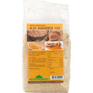 Natur Drogeriet A.O.Hansen 103 m/lakridsrod (400 gr.)