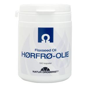 Natur-Drogeriet Hørfrøolie - 180 kaps.