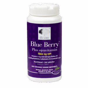 New Nordic Blue Berry Plus Øjenvitamin 240 tabl. - 2 for 789,-