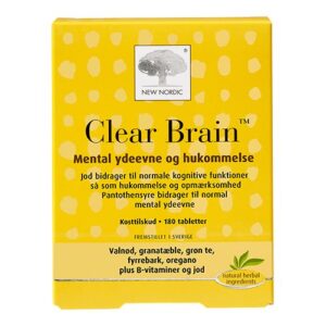 New Nordic Clear Brain - 180 tab