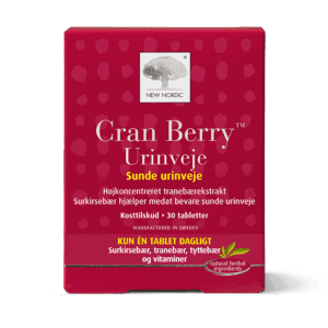 New Nordic Cran Berry 30 tabl. - 5 for 499,-