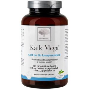 New Nordic Kalk Mega, 180tab.