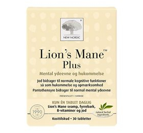 New Nordic Lions Mane Plus 30 tab.
