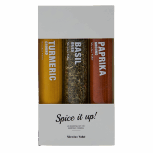 Nicolas Vahé Spice It Up Sæt Paprika/Basilikum/Gurkemeje (43 g)