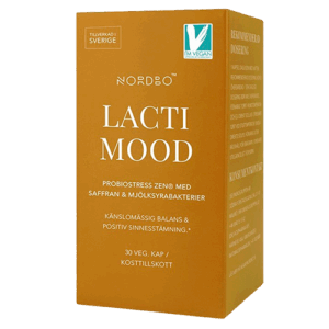 Nordbo LactiMood Mælkesyrebakterier & Safran (30 kaps)