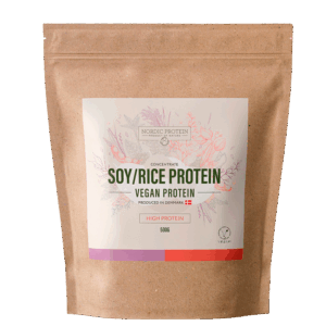 Nordic Protein Soja & Ris Protein Koncentrat (500 g)
