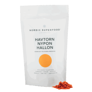Nordic Superfood Pulver Yellow Havtorn, Hyben, Multebær (80 g)