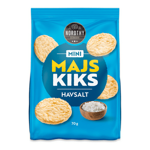 Nordthy Mini Majskiks Havsalt - 70 g.