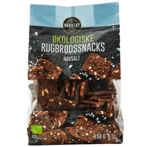 Nordthy Rugbrødssnack Havsalt Ø (150 g)