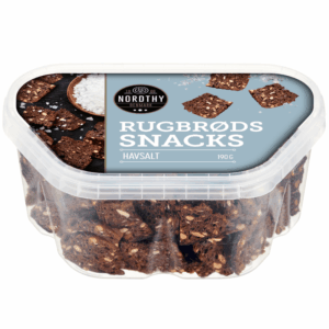 Nordthy Rugbrødssnacks Havsalt (190 g)