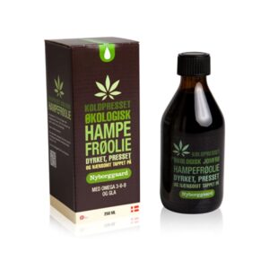 Nyborggaard Hampefrøolie Ø (250 ml)