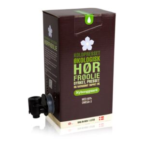 Nyborggaard Hørfrøolie Koldpresset Ø (1 ltr)