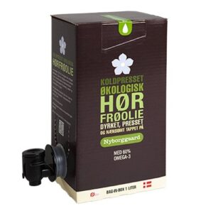 Nyborggaard Hørfrøolie koldpresset Ø, 1L
