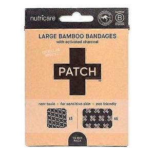 Patch Komposterbare Plastre - Aktivt kul - 10 stk.