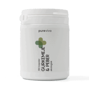 Pureviva Gurkemeje & Peber Ø (180 kaps)