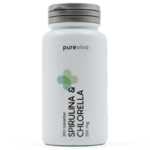Pureviva Spirulina & Chlorella 250 mg (360 tabl)