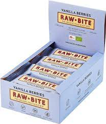 Rawbite Vanilla Berries Ø • 50g. Køb 12 stk. Spar 10%