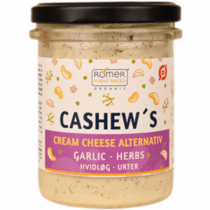 Rømer Vegan CashewÂ´s Cream Cheese Hvidløg & Urter Ø (180 g)