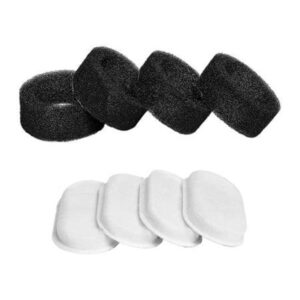 Rojeco 4-Pack Replacement Filters for 3.2L / 2L Stainless Steel Cat Water Fountain
