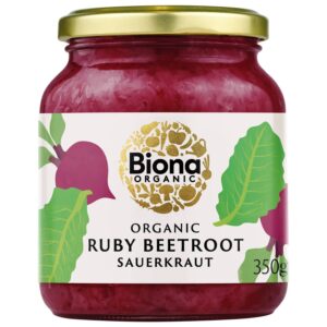Sauerkraut med Rødbede Økologisk - 350 gram - Biona