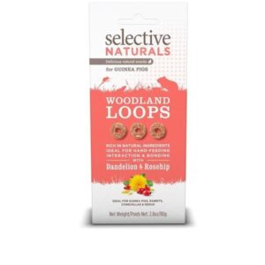 Science Selective Naturals Woodland Loops Guinea Pig & Rabbit Treats 80g
