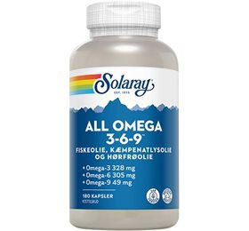 Solaray All Omega 3-6-9, 180kap.