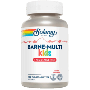 Solaray Barne-Multi tyggevitaminer til børn (100 tabletter)