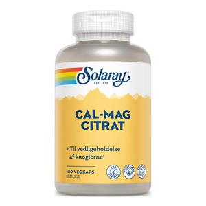 Solaray Cal-Mag Citrat - 180 kaps.