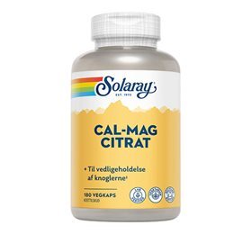 Solaray Cal-Mag Citrat, 180kap.