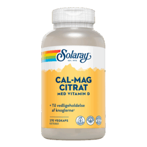 Solaray Cal-Mag Citrat Med D-Vitamin (270 kapsler)